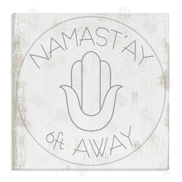 stupell industries Stupell Studio | Namast'ay 6 Feet Away Phrase Self-Care Pun