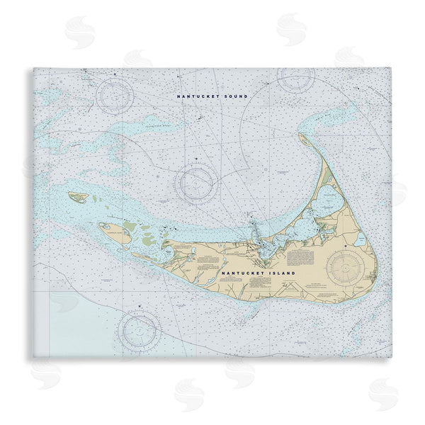 stupell industries Stupell Studio | Nantucket Island Coastal Massachusetts Traditional Nautical Map Wall Art