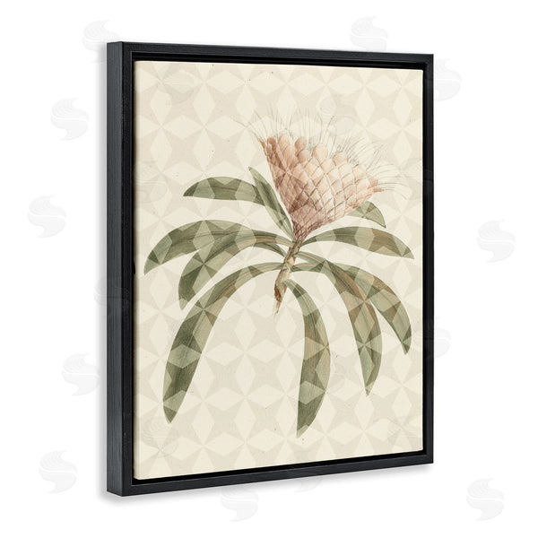 Stupell Industries Stupell Studio | Natural Geometric Patterned Plant Green Leaves Blossom Wall Art