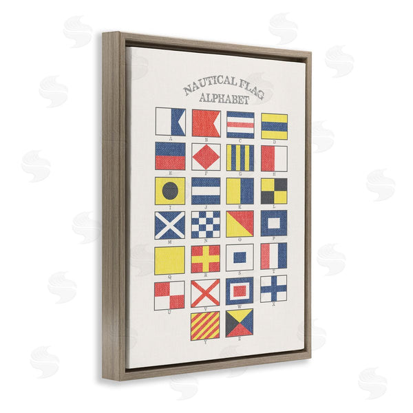 Stupell Industries Stupell Studio | Nautical Flag Alphabet