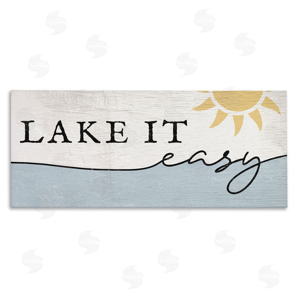 stupell industries Stupell Studio | Nautical Pun Lake It Easy Wall Art