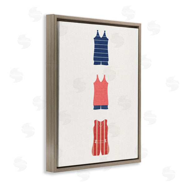 Stupell Industries Stupell Studio | Nautical Swim Clothes Wall Art