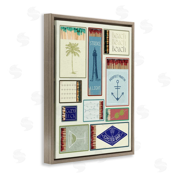 Stupell Industries Stupell Studio | Nautical Theme Matchboxes