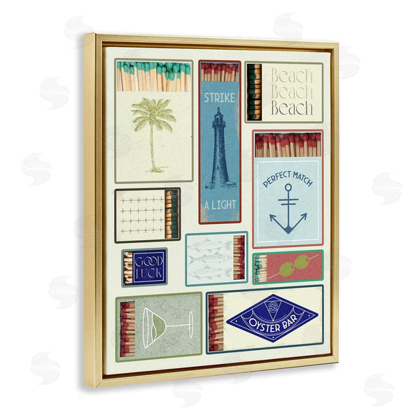 Stupell Industries Stupell Studio | Nautical Theme Matchboxes