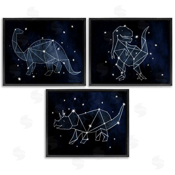 Stupell Industries Stupell Studio | Night Sky Dinosaur Constellations Wall Art