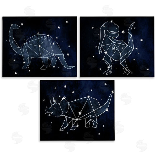 stupell industries Stupell Studio | Night Sky Dinosaur Constellations Wall Art