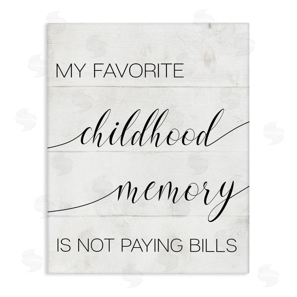 stupell industries Stupell Studio | No Bills Favorite Childhood Memory
