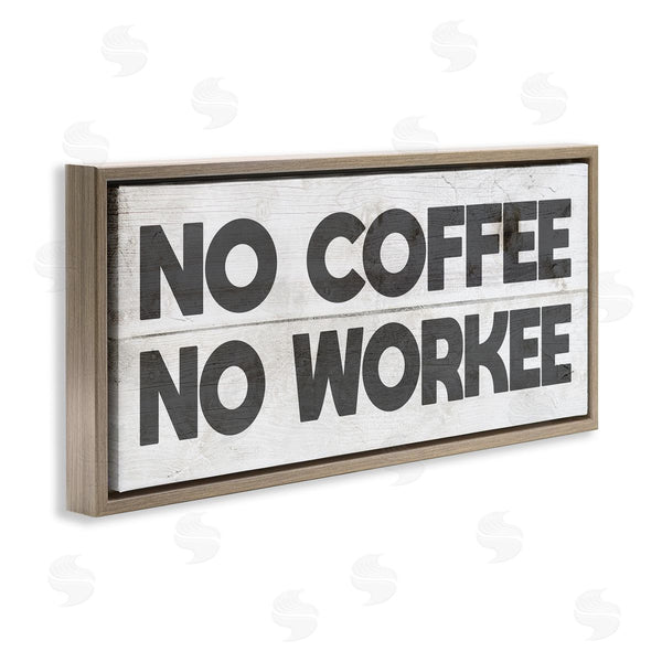 Stupell Industries Stupell Studio | No Coffee Funny Office Phrase