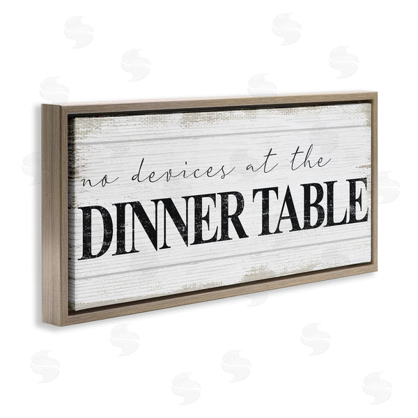 Stupell Industries Stupell Studio | No Devices At Dinner Table Wall Art