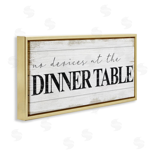 Stupell Industries Stupell Studio | No Devices At Dinner Table Wall Art
