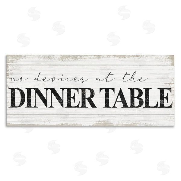 stupell industries Stupell Studio | No Devices at Dinner Table Wall Art
