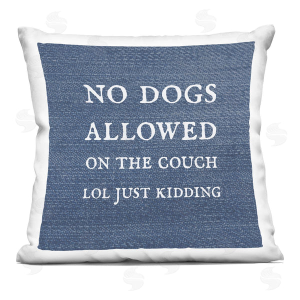 stupell industries Stupell Studio | No Dogs Allowed Pet Humor Printed Throw Pillow