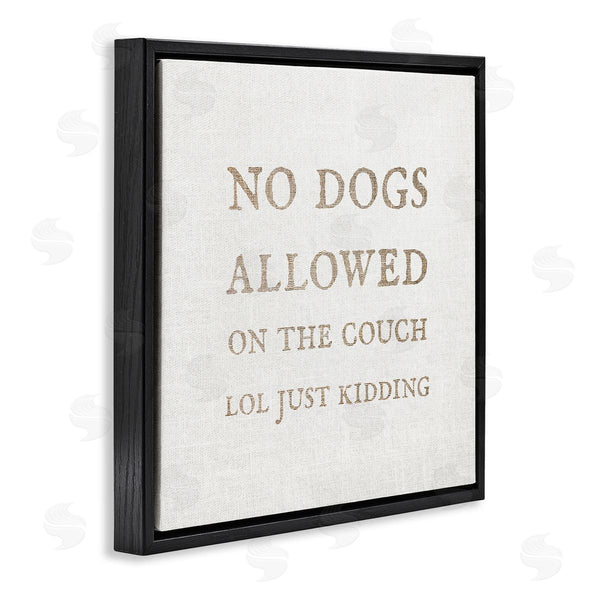 Stupell Industries Stupell Studio | No Dogs Allowed Pet Humor Wall Art