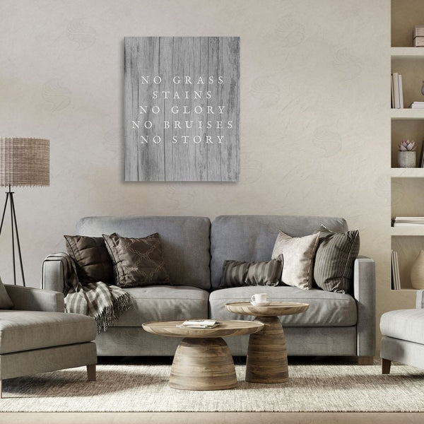 Stupell Industries Stupell Studio | No Grass Stains No Glory Wall Art