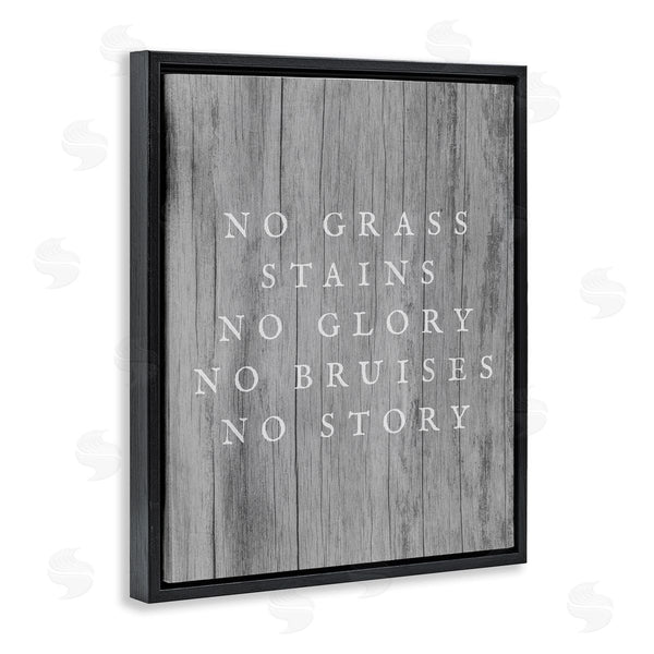 Stupell Industries Stupell Studio | No Grass Stains No Glory Wall Art