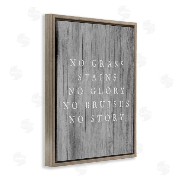 Stupell Industries Stupell Studio | No Grass Stains No Glory Wall Art