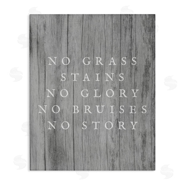 stupell industries Stupell Studio | No Grass Stains No Glory Wall Art
