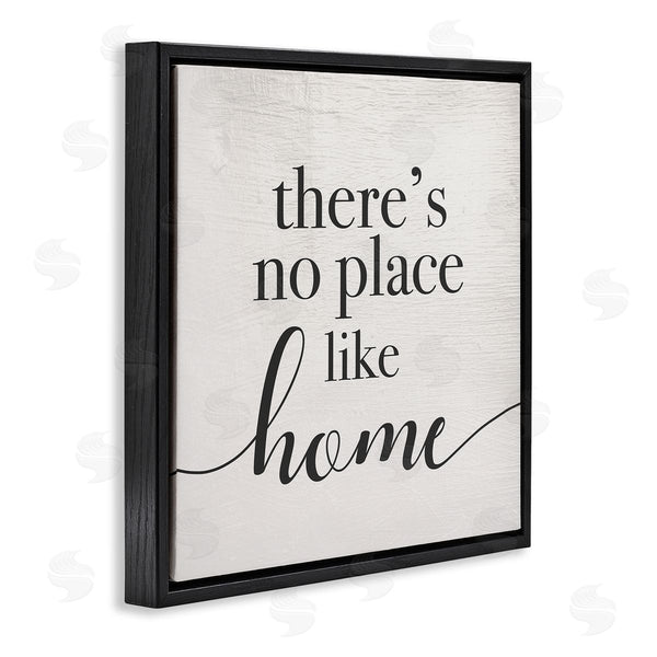 Stupell Industries Stupell Studio | No Place Like Home Phrase Rustic Farmhouse Pattern Wall Art