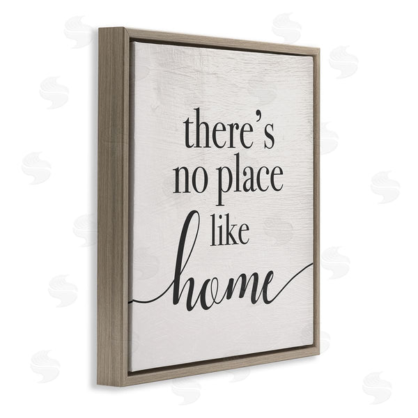 Stupell Industries Stupell Studio | No Place Like Home Phrase Rustic Farmhouse Pattern Wall Art