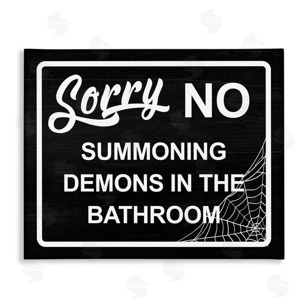 stupell industries Stupell Studio | No Summoning Demons Phrase Wall Art