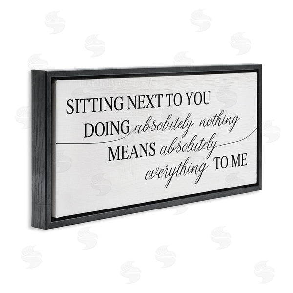 Stupell Industries Stupell Studio | Nothing Means Everything Phrase Wall Art
