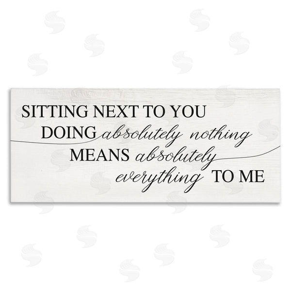 Stupell Industries Stupell Studio | Nothing Means Everything Phrase Wall Art