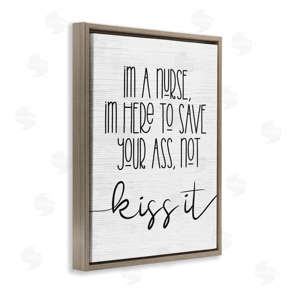 Stupell Industries Stupell Studio | Nurse Here To Save It Funny Sassy Phrase Wall Art