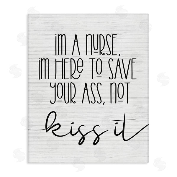 stupell industries Stupell Studio | Nurse Here to Save It Funny Sassy Phrase Wall Art
