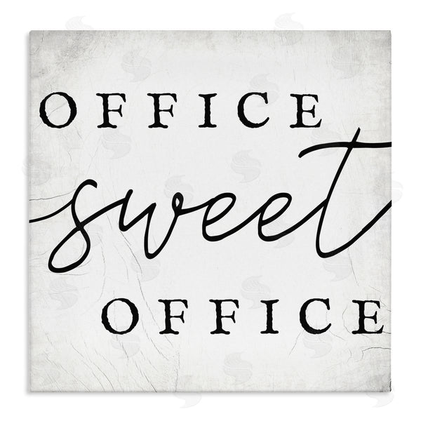 stupell industries Stupell Studio | Office Sweet Office Phrase Minimal Black White Typography Wall Art