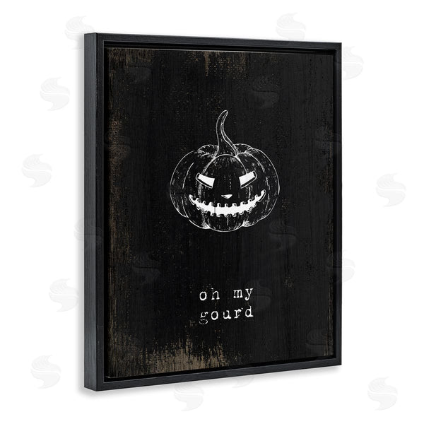 Stupell Industries Stupell Studio | Oh My Gourd Jack-o-Lantern Wall Art