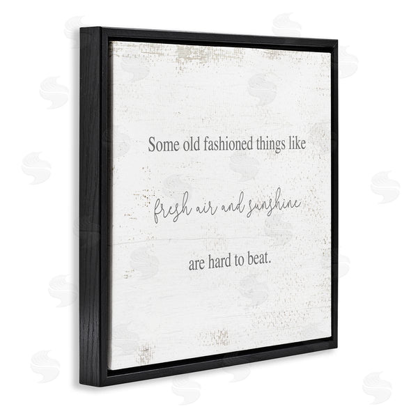 Stupell Industries Stupell Studio | Old Fashioned Like Fresh Air And Sunshine Humor Wall Art