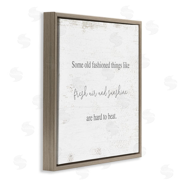 Stupell Industries Stupell Studio | Old Fashioned Like Fresh Air And Sunshine Humor Wall Art