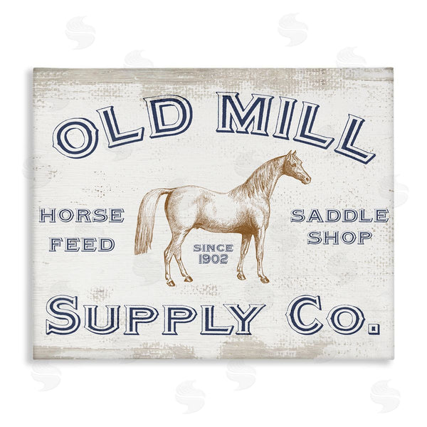 stupell industries Stupell Studio | Old Mill Supply Co. Vintage Horse Feed Advertisement Wall Art