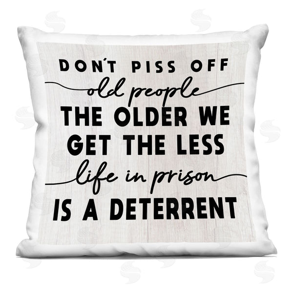 stupell industries Stupell Studio | Older We Get Humorous Typography Phrase Printed Throw Pillow