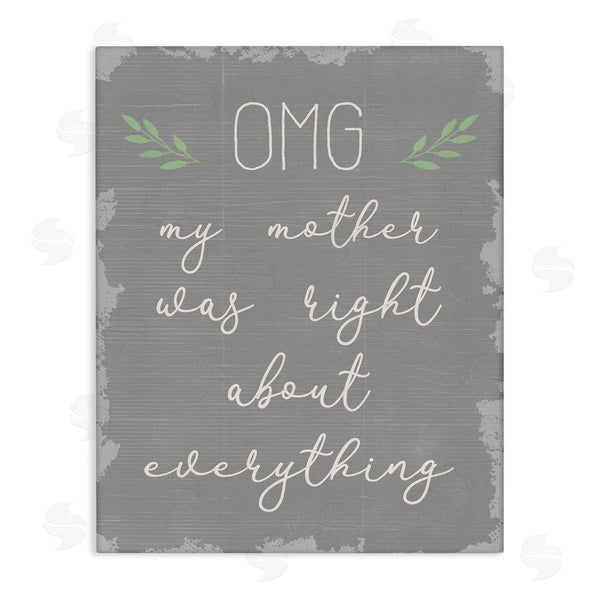 stupell industries Stupell Studio | OMG Mom is Right Funn