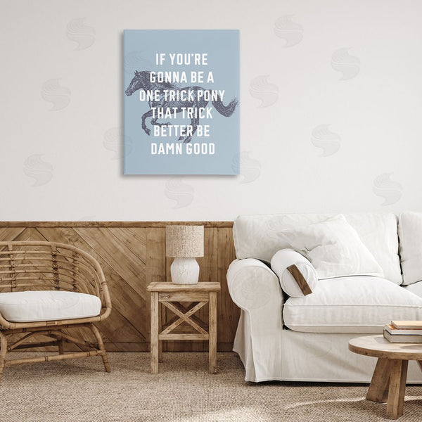 Stupell Industries Stupell Studio | One Trick Pony Phrase Wall Art