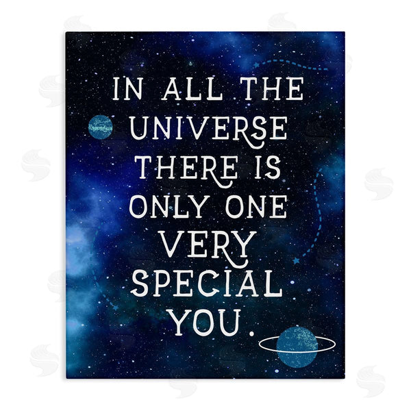stupell industries Stupell Studio | Only One Very Special You Phrase Blue Universe Wall Art