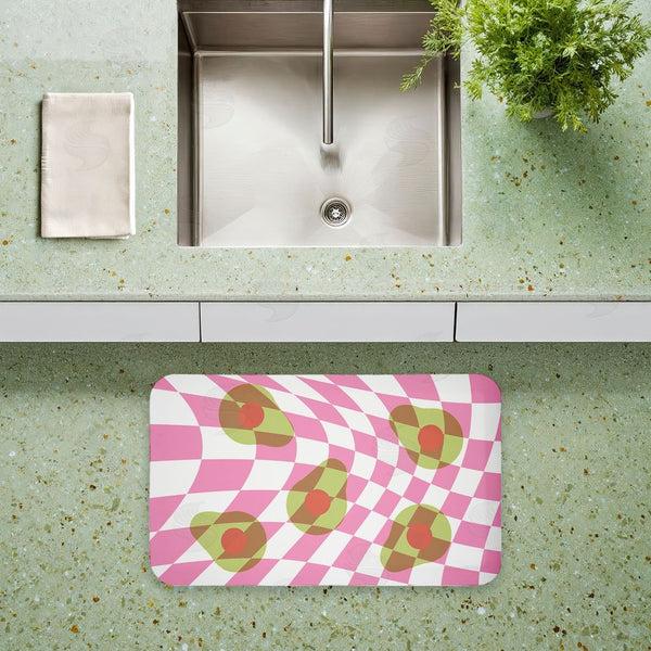 Stupell Industries Stupell Studio | Optical Illusion Avocados Anti-Fatigue Mat