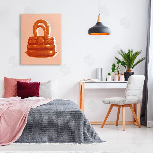 Stupell Industries Stupell Studio | Orange Modern Purse Wall Art