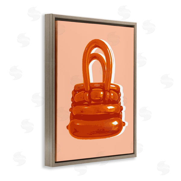 Stupell Industries Stupell Studio | Orange Modern Purse Wall Art