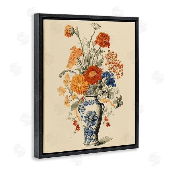 Stupell Industries Stupell Studio | Ornate Pottery Bouquet Wall Art