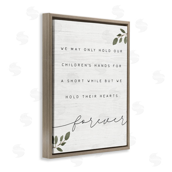 Stupell Industries Stupell Studio | Our Children's Hearts And Hands