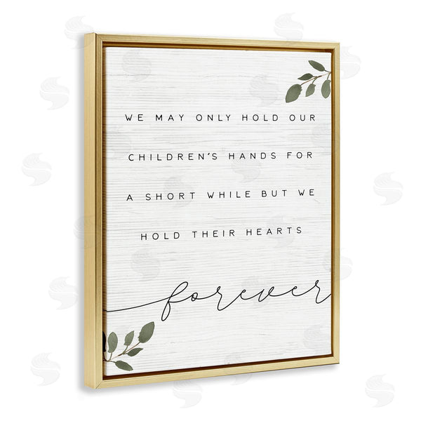 Stupell Industries Stupell Studio | Our Children's Hearts And Hands