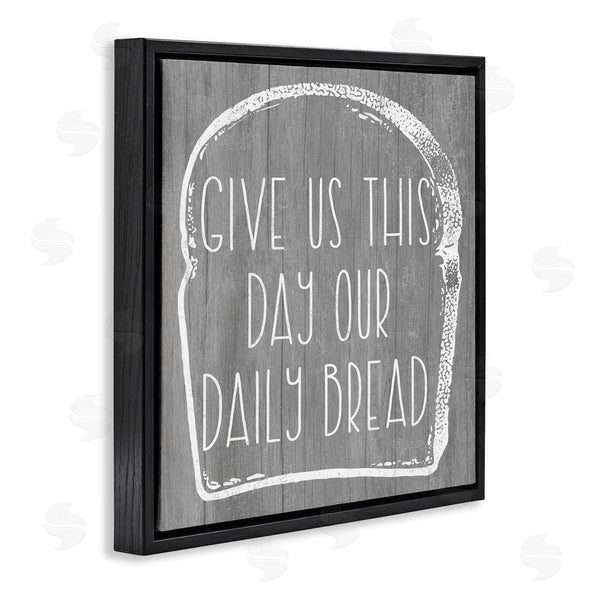 Stupell Industries Stupell Studio | Our Daily Bread Fun Religious Kitchen Phrase Wall Art