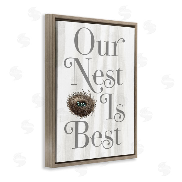 Stupell Industries Stupell Studio | Our Nest Is Best Wall Art