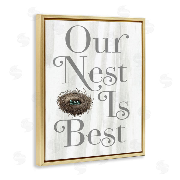 Stupell Industries Stupell Studio | Our Nest Is Best Wall Art