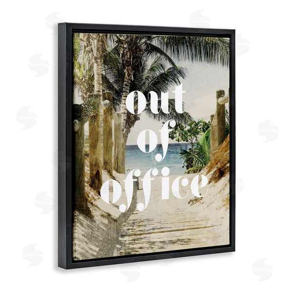 Stupell Industries Stupell Studio | Out Of Office Beach Path Wall Art