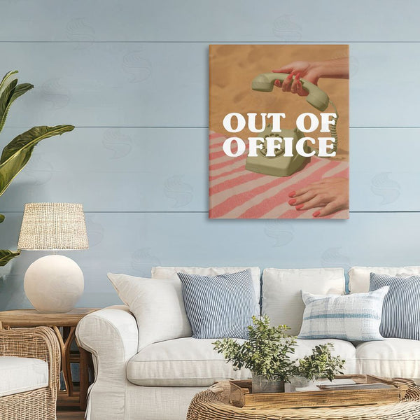 Stupell Industries Stupell Studio | Out Of Office Green Phone Wall Art
