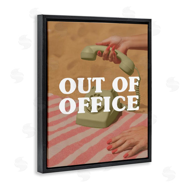 Stupell Industries Stupell Studio | Out Of Office Green Phone Wall Art