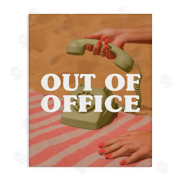 stupell industries Stupell Studio | Out of Office Green Phone Wall Art